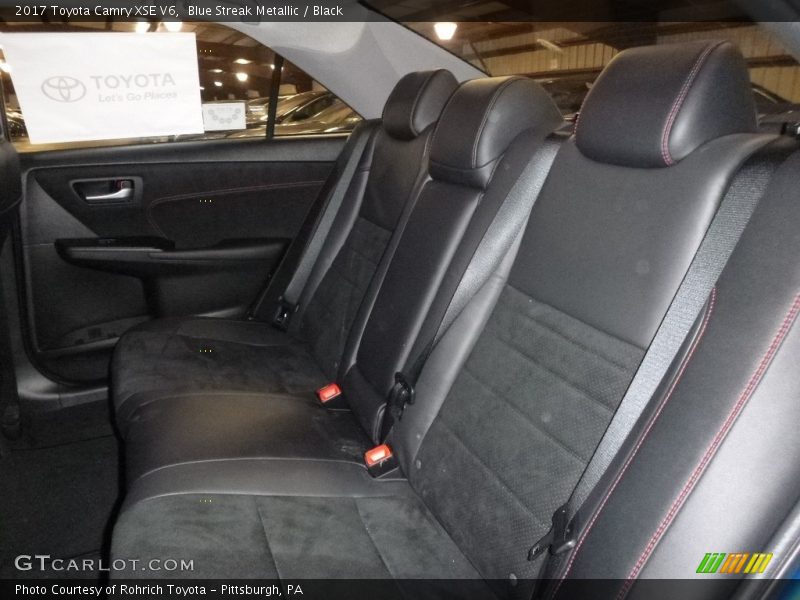 Blue Streak Metallic / Black 2017 Toyota Camry XSE V6