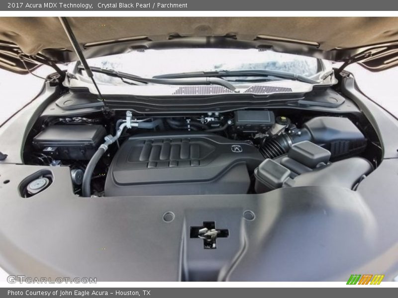 Crystal Black Pearl / Parchment 2017 Acura MDX Technology