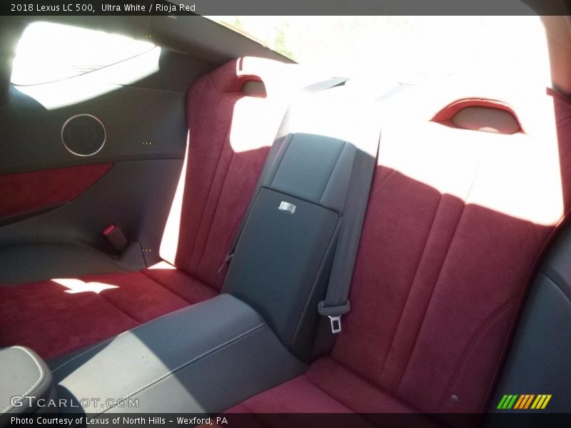Rear Seat of 2018 LC 500