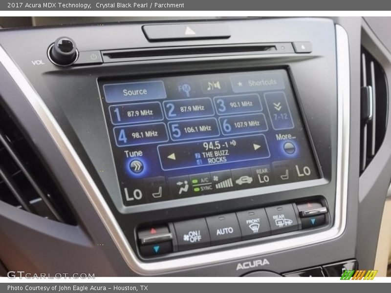 Crystal Black Pearl / Parchment 2017 Acura MDX Technology