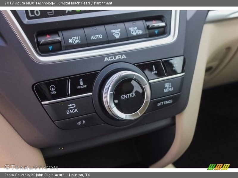 Crystal Black Pearl / Parchment 2017 Acura MDX Technology