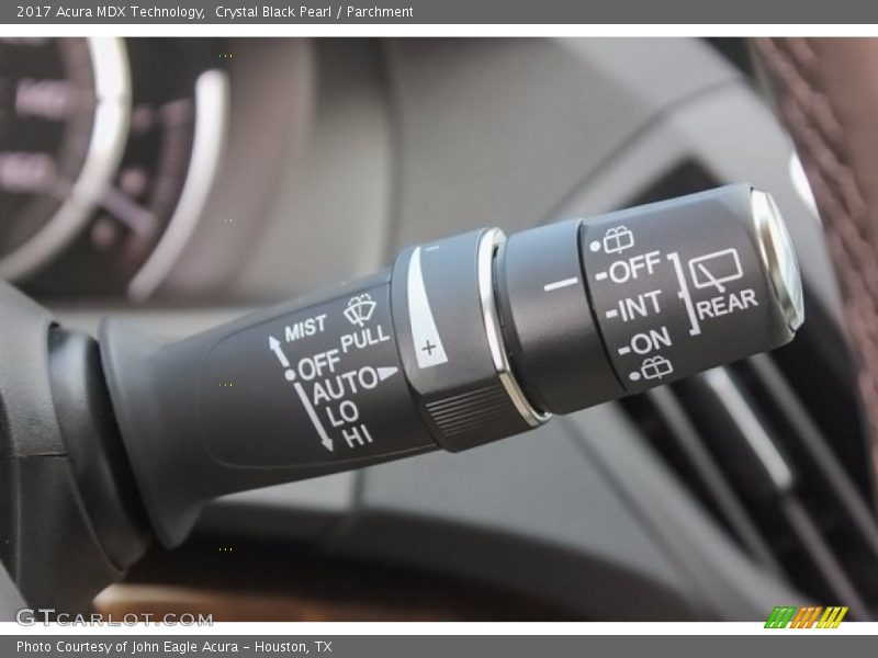 Crystal Black Pearl / Parchment 2017 Acura MDX Technology