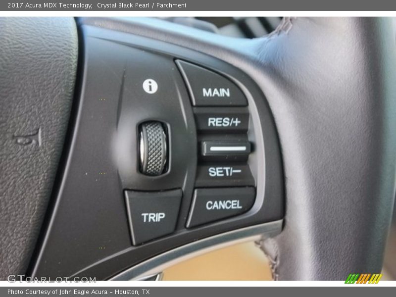 Crystal Black Pearl / Parchment 2017 Acura MDX Technology