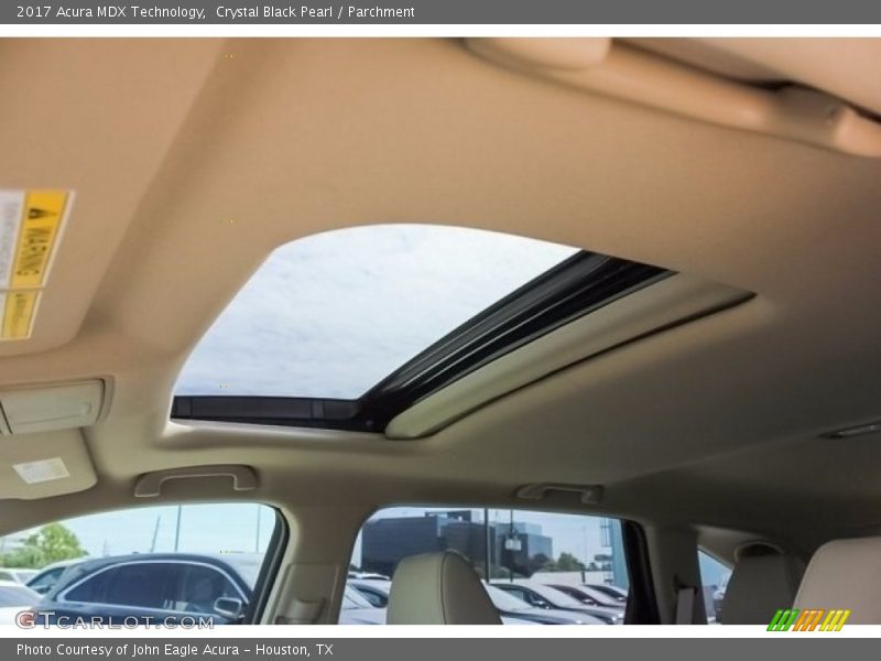 Crystal Black Pearl / Parchment 2017 Acura MDX Technology