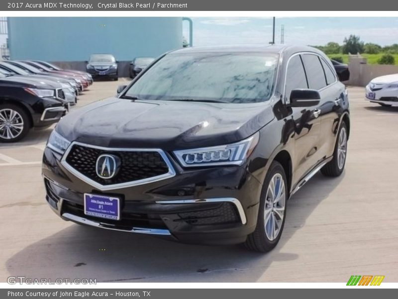 Crystal Black Pearl / Parchment 2017 Acura MDX Technology