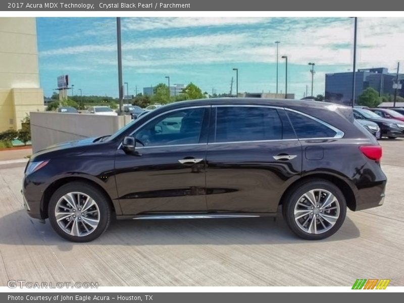 Crystal Black Pearl / Parchment 2017 Acura MDX Technology
