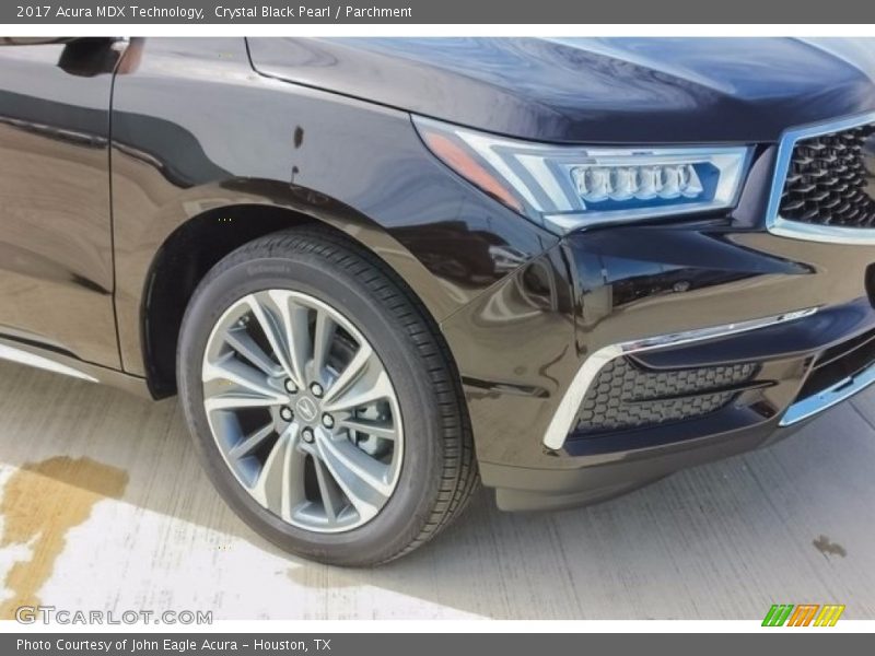 Crystal Black Pearl / Parchment 2017 Acura MDX Technology