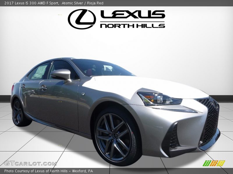 Atomic Silver / Rioja Red 2017 Lexus IS 300 AWD F Sport