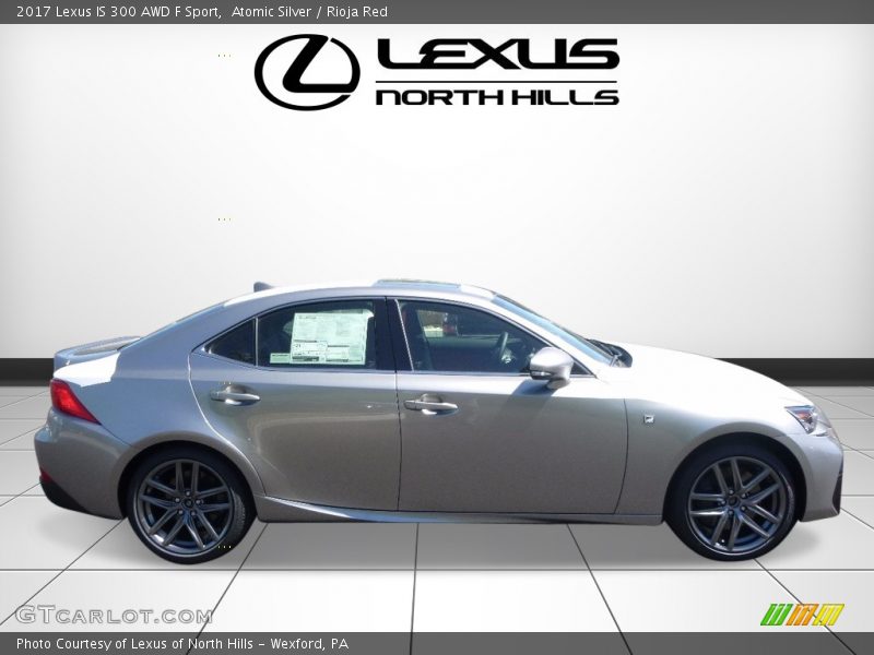 Atomic Silver / Rioja Red 2017 Lexus IS 300 AWD F Sport