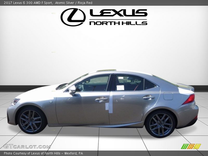 Atomic Silver / Rioja Red 2017 Lexus IS 300 AWD F Sport