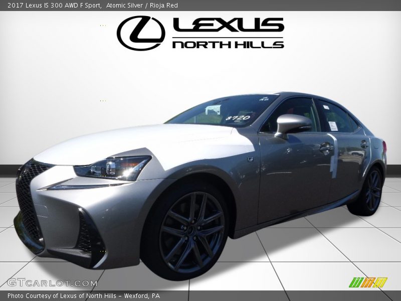 Atomic Silver / Rioja Red 2017 Lexus IS 300 AWD F Sport