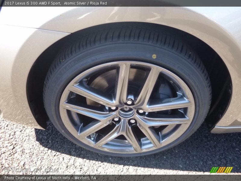Atomic Silver / Rioja Red 2017 Lexus IS 300 AWD F Sport