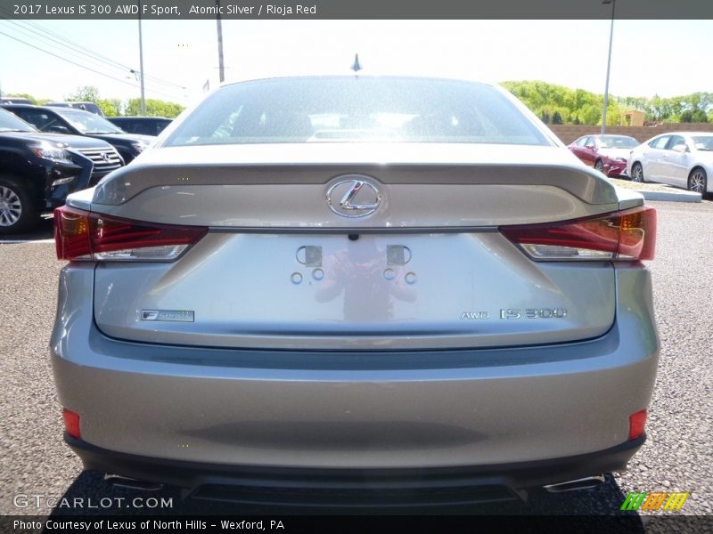 Atomic Silver / Rioja Red 2017 Lexus IS 300 AWD F Sport