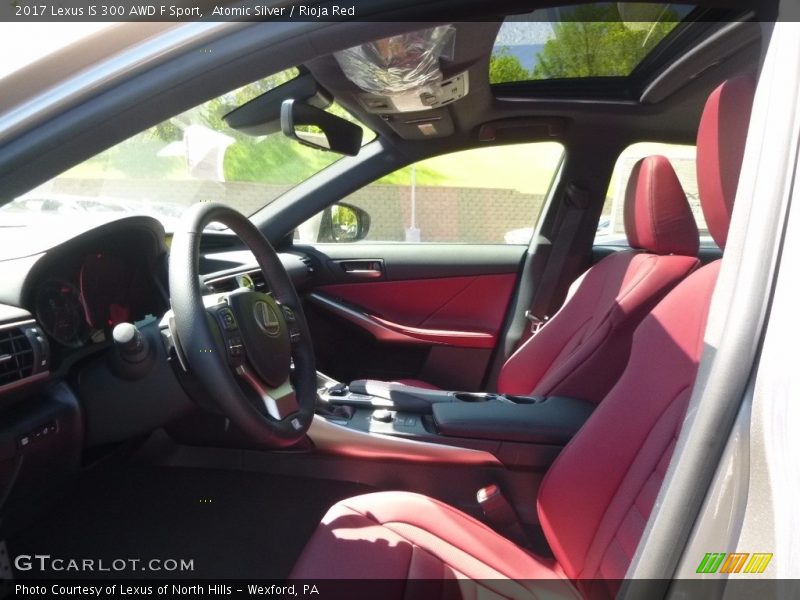 Atomic Silver / Rioja Red 2017 Lexus IS 300 AWD F Sport