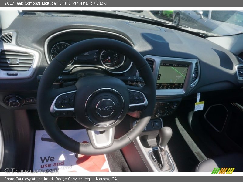 Billet Silver Metallic / Black 2017 Jeep Compass Latitude