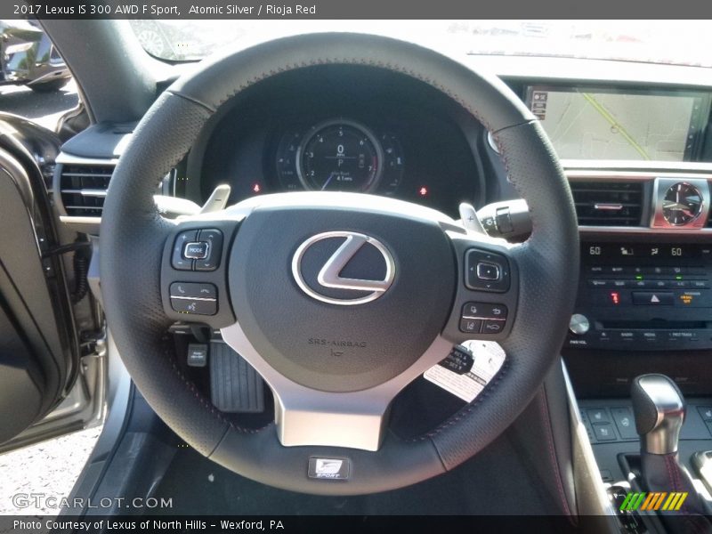Atomic Silver / Rioja Red 2017 Lexus IS 300 AWD F Sport