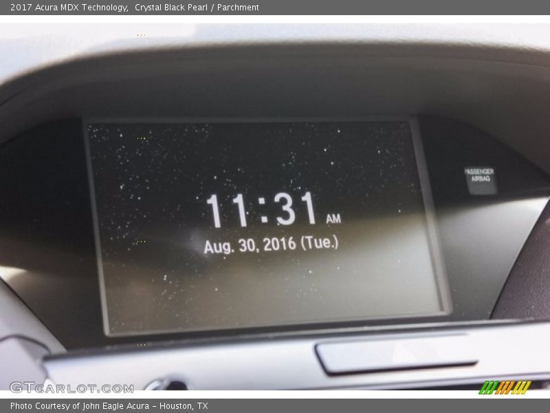 Crystal Black Pearl / Parchment 2017 Acura MDX Technology