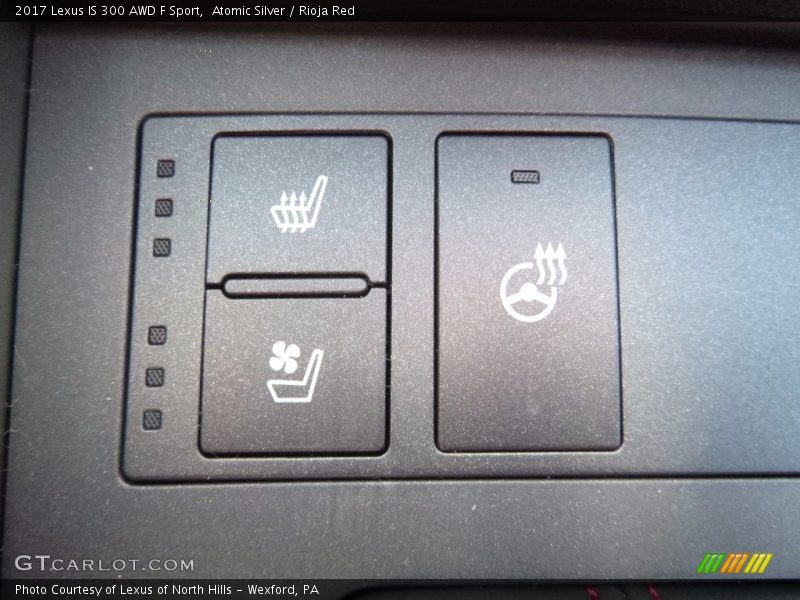 Atomic Silver / Rioja Red 2017 Lexus IS 300 AWD F Sport