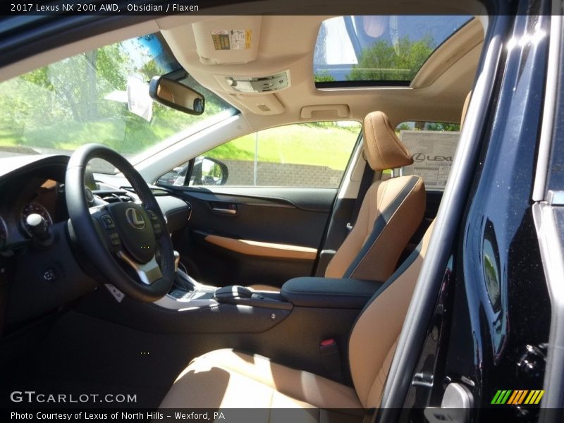 Obsidian / Flaxen 2017 Lexus NX 200t AWD
