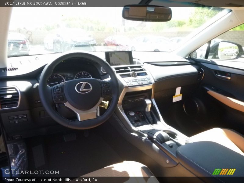 Obsidian / Flaxen 2017 Lexus NX 200t AWD