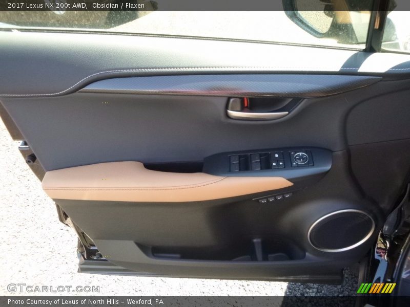 Obsidian / Flaxen 2017 Lexus NX 200t AWD