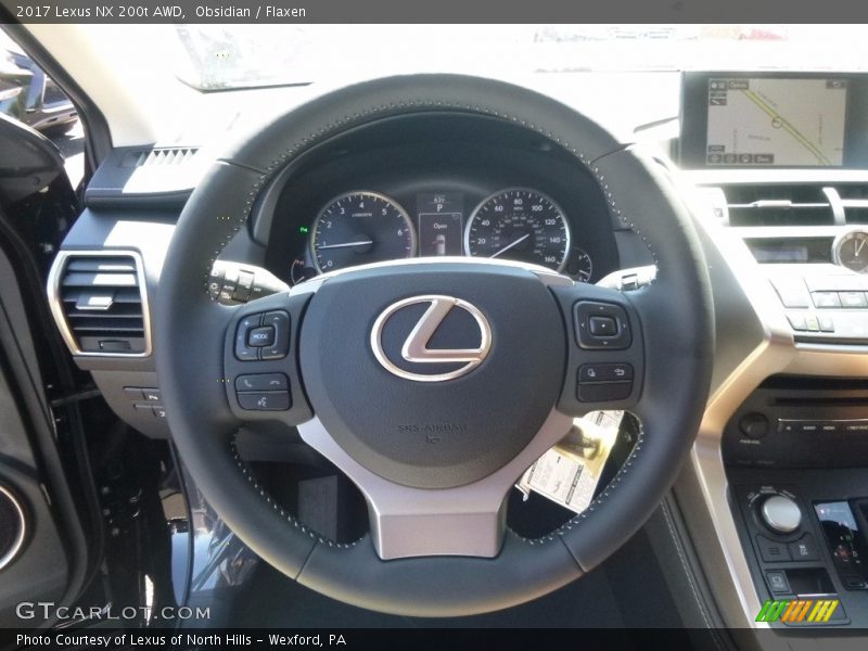 Obsidian / Flaxen 2017 Lexus NX 200t AWD