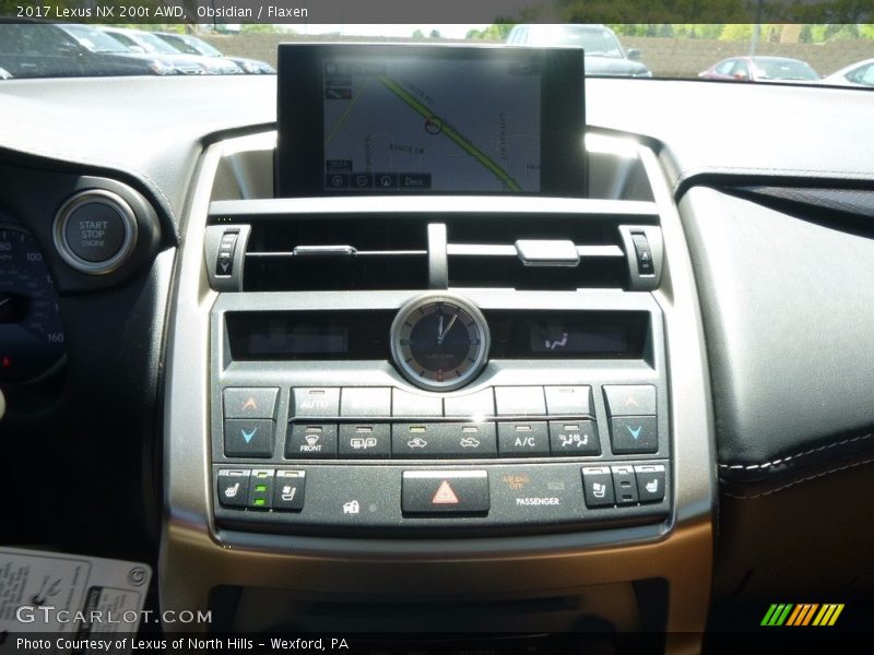 Obsidian / Flaxen 2017 Lexus NX 200t AWD
