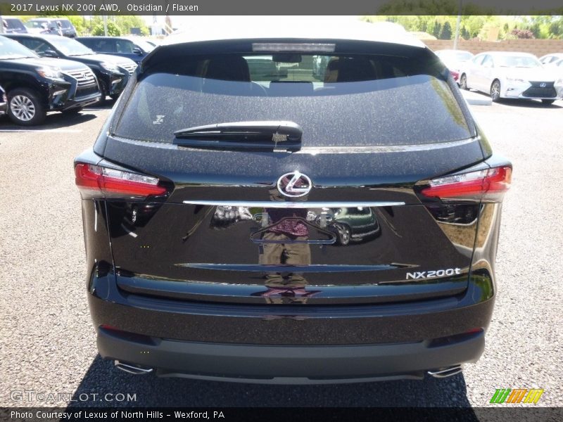 Obsidian / Flaxen 2017 Lexus NX 200t AWD