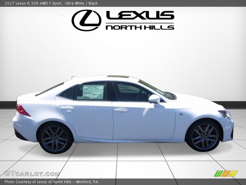 Ultra White / Black 2017 Lexus IS 300 AWD F Sport