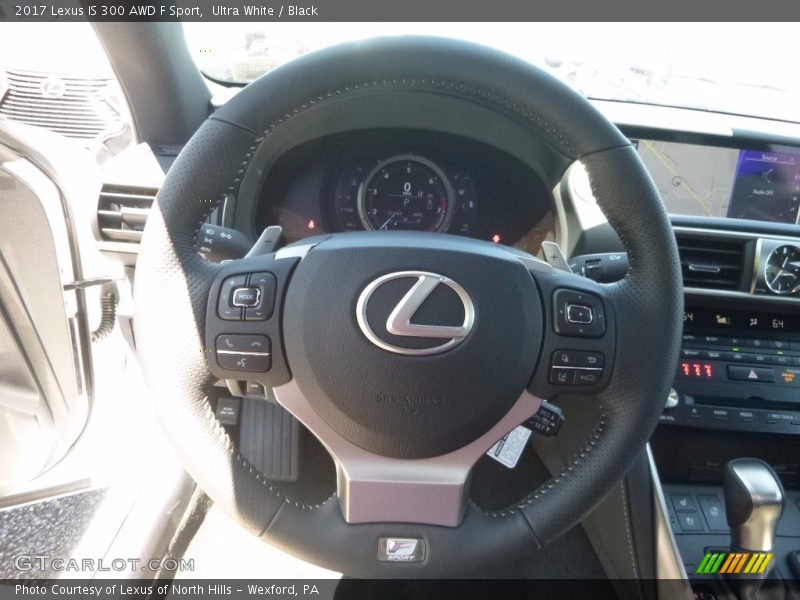 Ultra White / Black 2017 Lexus IS 300 AWD F Sport