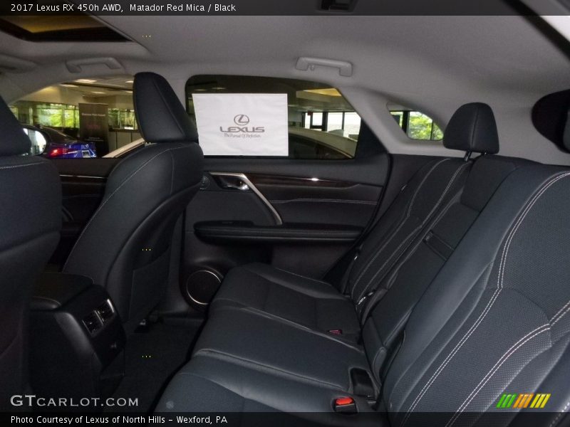Matador Red Mica / Black 2017 Lexus RX 450h AWD