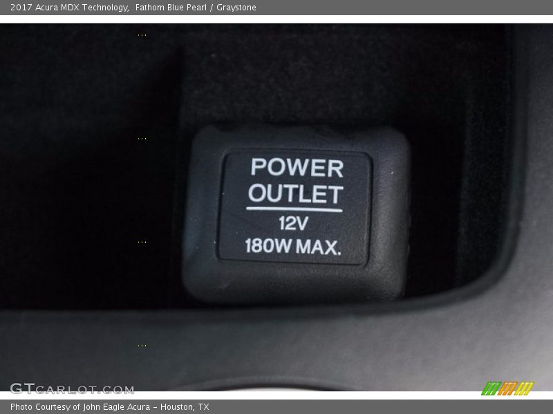 Fathom Blue Pearl / Graystone 2017 Acura MDX Technology