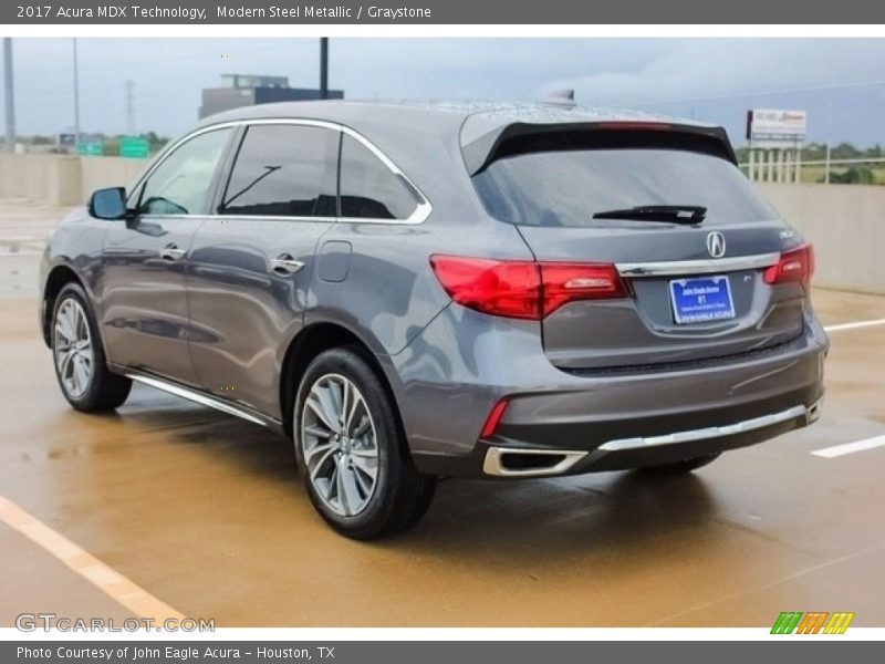 Modern Steel Metallic / Graystone 2017 Acura MDX Technology