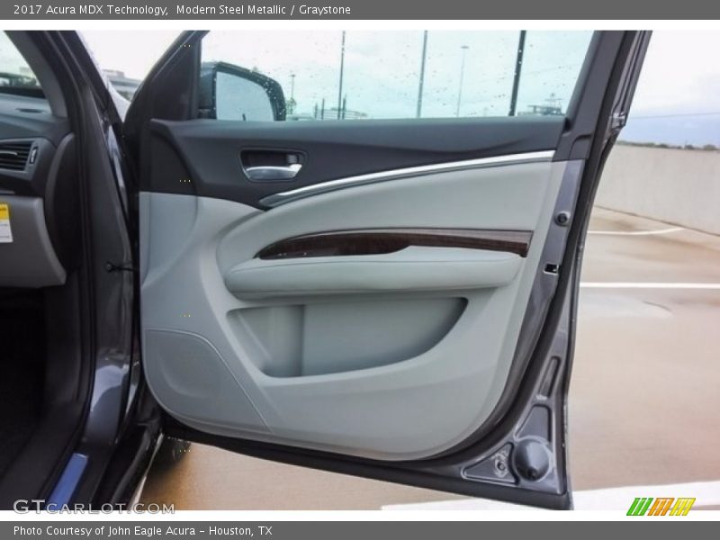 Modern Steel Metallic / Graystone 2017 Acura MDX Technology