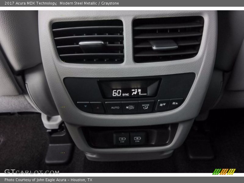 Modern Steel Metallic / Graystone 2017 Acura MDX Technology