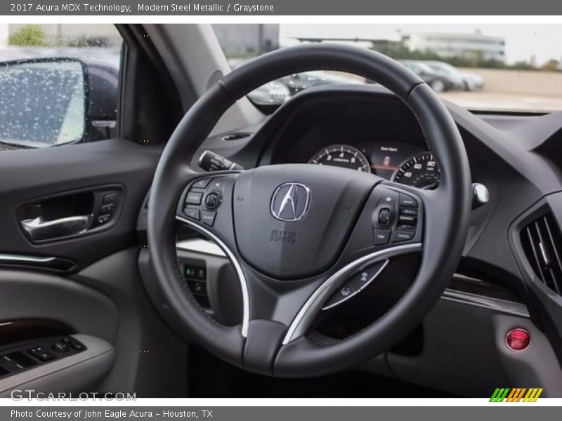 Modern Steel Metallic / Graystone 2017 Acura MDX Technology