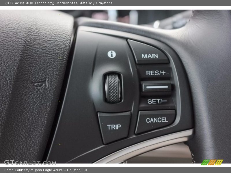 Modern Steel Metallic / Graystone 2017 Acura MDX Technology