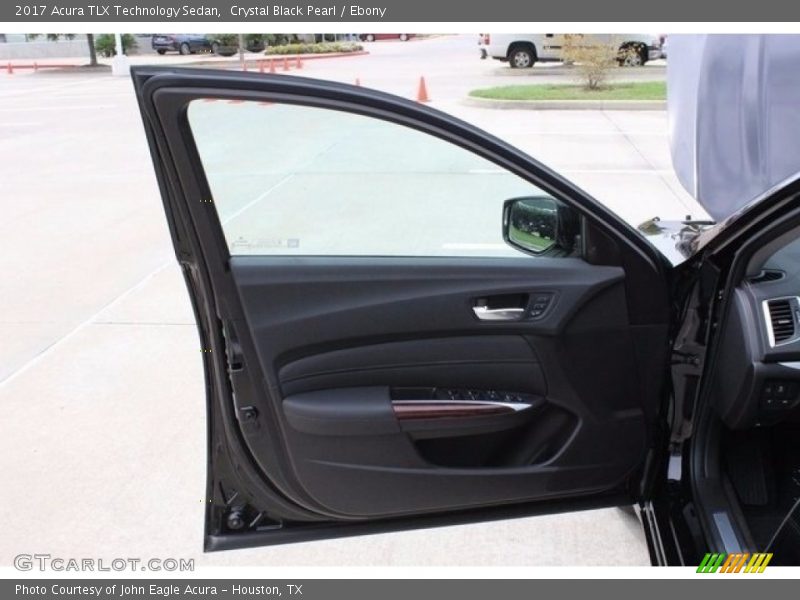 Crystal Black Pearl / Ebony 2017 Acura TLX Technology Sedan