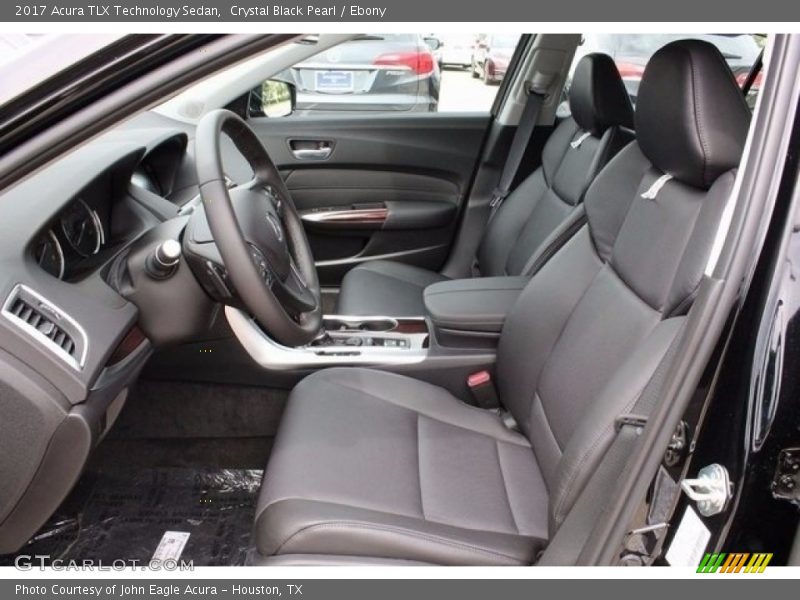 Crystal Black Pearl / Ebony 2017 Acura TLX Technology Sedan