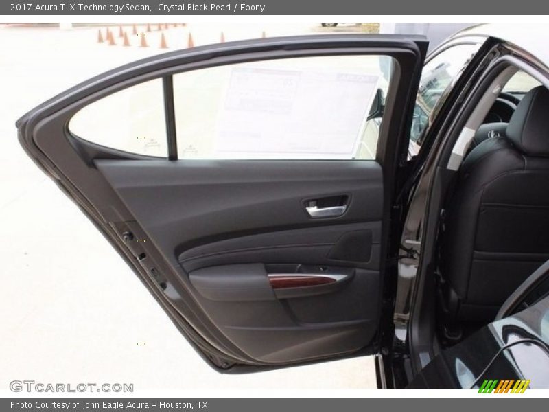 Crystal Black Pearl / Ebony 2017 Acura TLX Technology Sedan