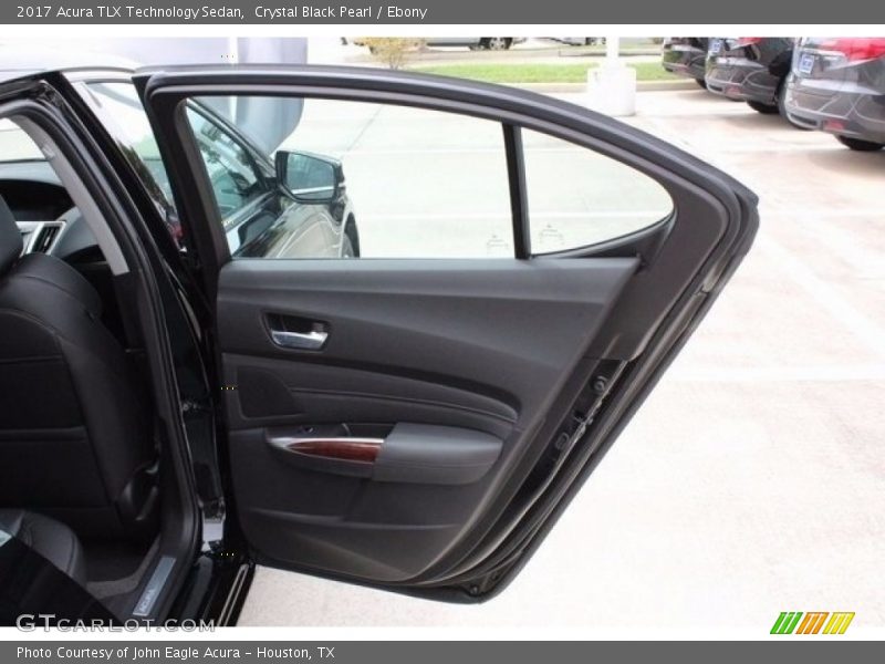 Crystal Black Pearl / Ebony 2017 Acura TLX Technology Sedan