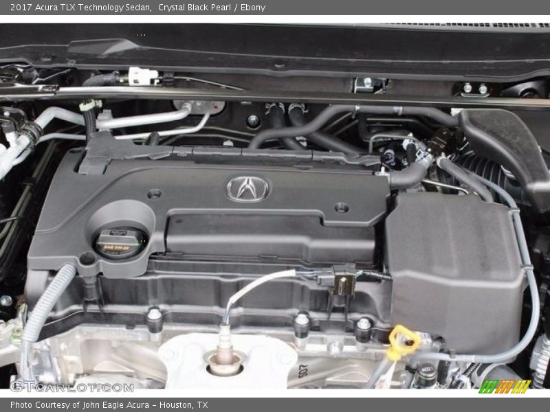 Crystal Black Pearl / Ebony 2017 Acura TLX Technology Sedan