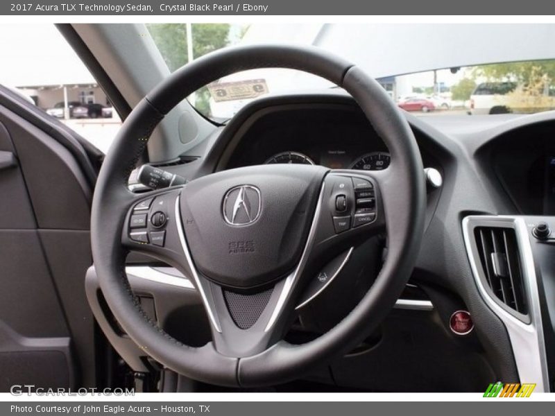Crystal Black Pearl / Ebony 2017 Acura TLX Technology Sedan