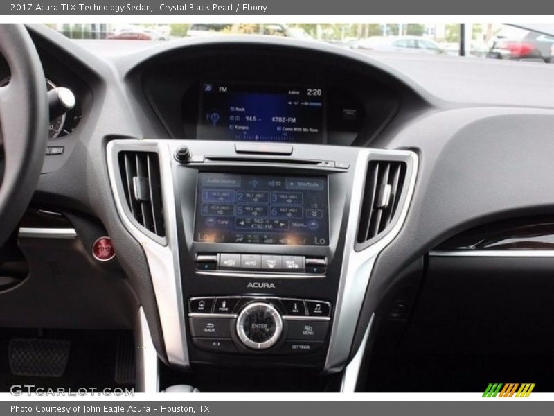 Crystal Black Pearl / Ebony 2017 Acura TLX Technology Sedan