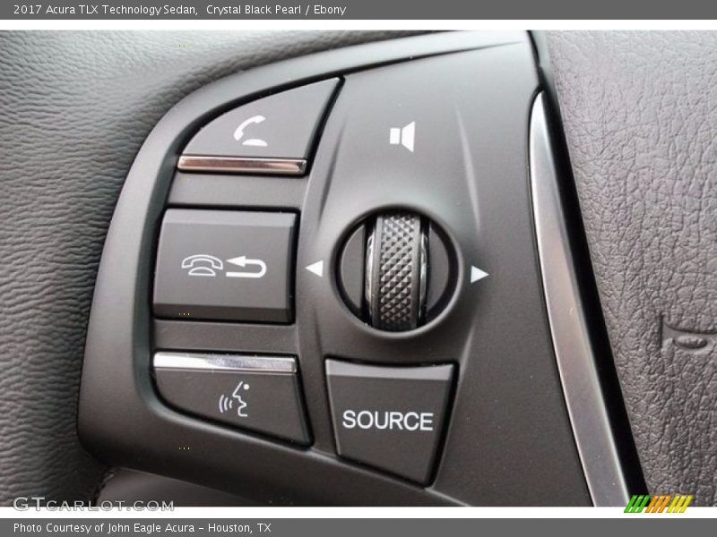 Crystal Black Pearl / Ebony 2017 Acura TLX Technology Sedan