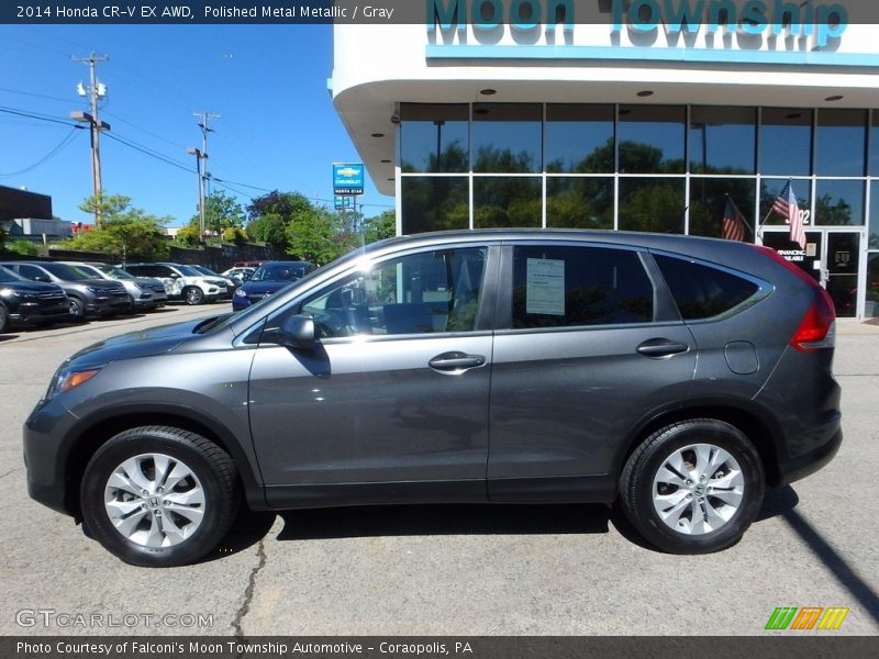 Polished Metal Metallic / Gray 2014 Honda CR-V EX AWD