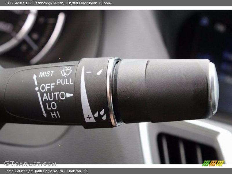 Crystal Black Pearl / Ebony 2017 Acura TLX Technology Sedan