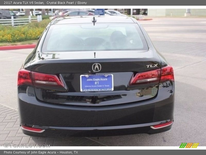 Crystal Black Pearl / Ebony 2017 Acura TLX V6 Sedan