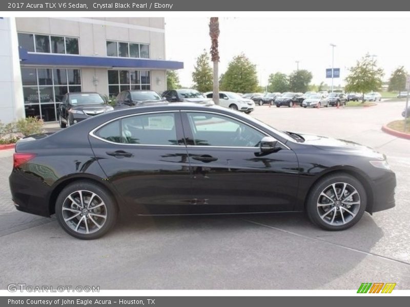 Crystal Black Pearl / Ebony 2017 Acura TLX V6 Sedan