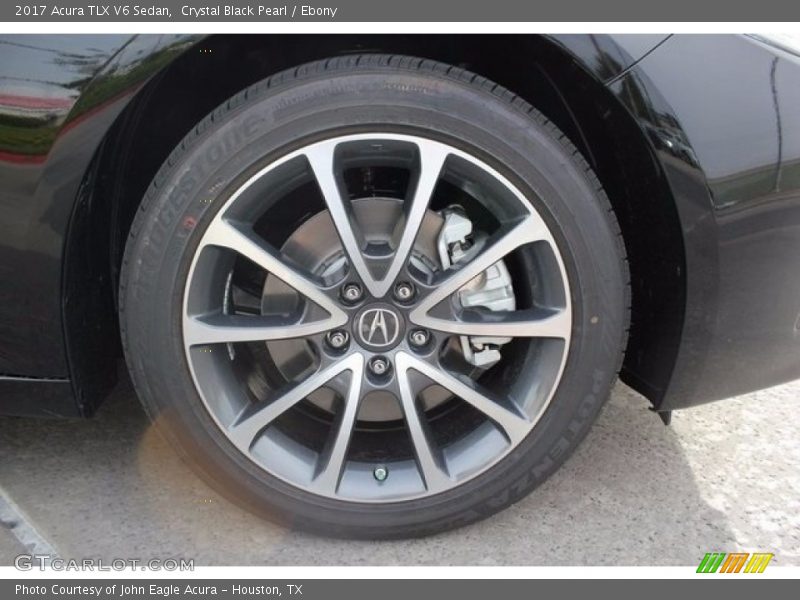 Crystal Black Pearl / Ebony 2017 Acura TLX V6 Sedan